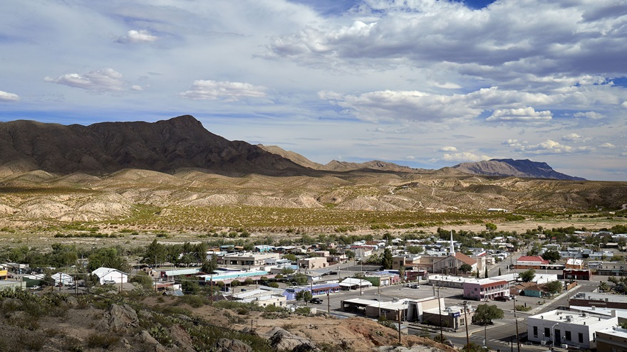 Truth or Consequences, New Mexico, is the county seat of Sierra County, nestled next to the Rio Grande. Photo by Mike Fizer.