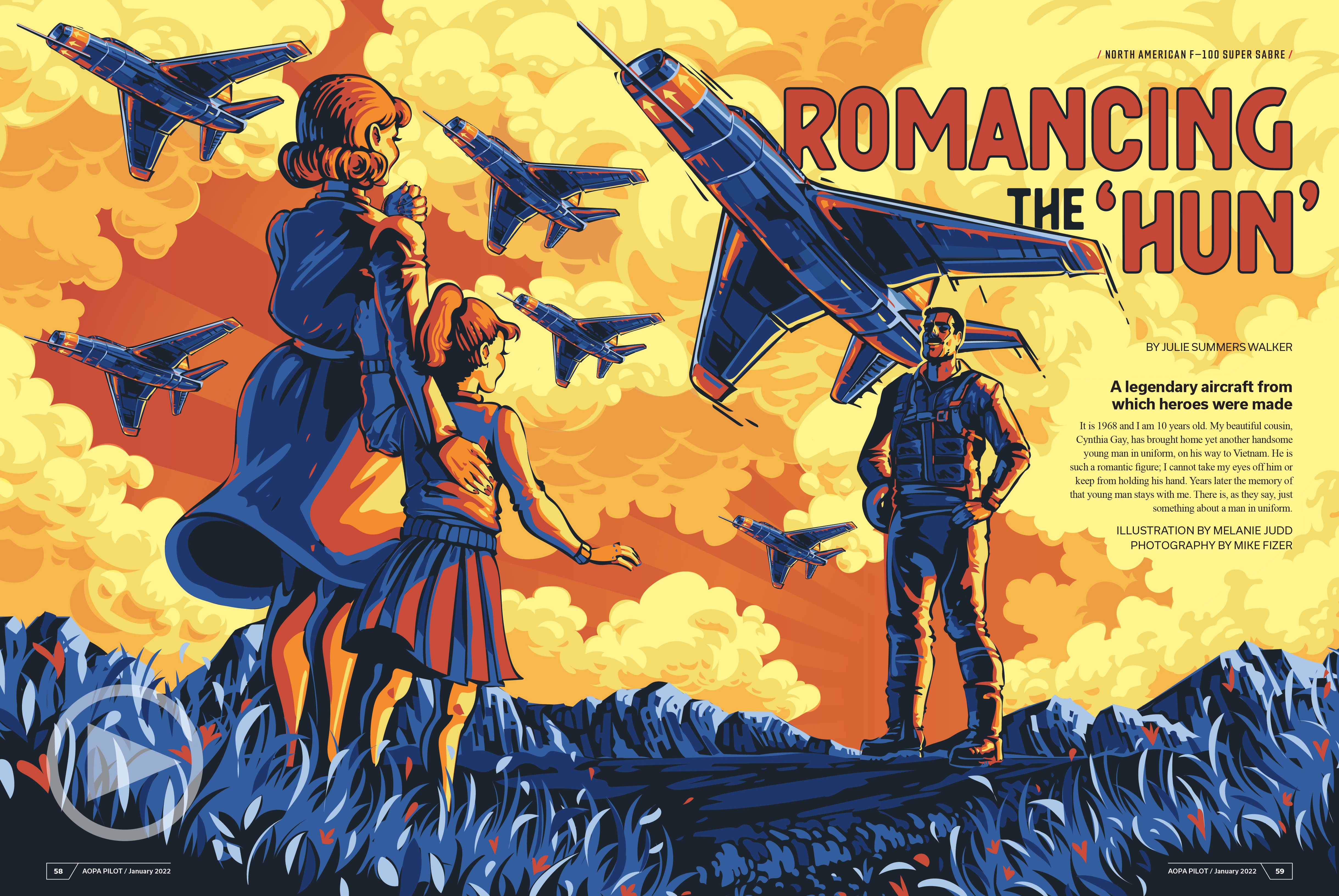AOPA Media won Gold in the Video, Single Entry (Other) category for the video 'The F-100 Pilots of Vietnam' produced by Mike Fizer to accompany a story written by Senior Features Editor Julie Summers Walker.
