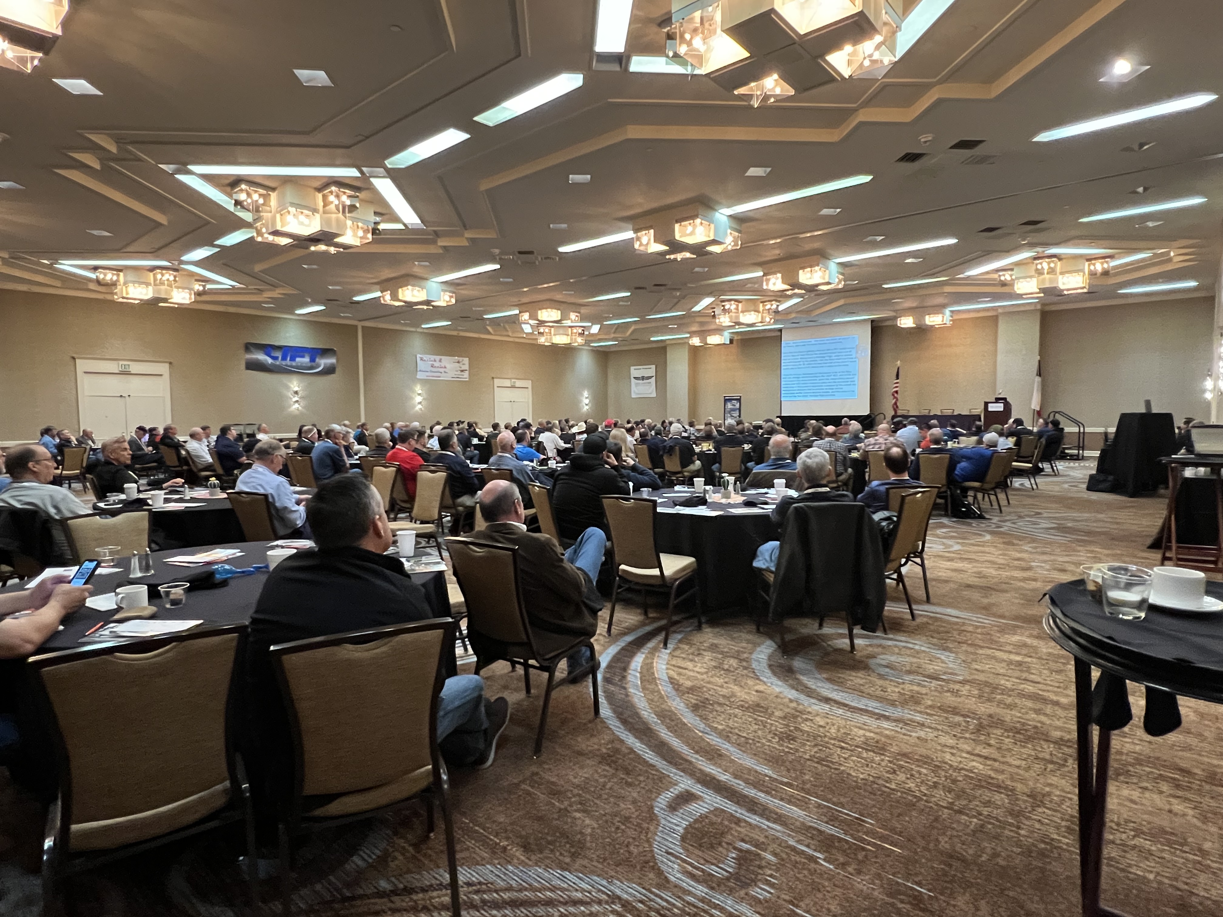 Hundreds of warbird owners and operators gathered at the Omni Hotel in Corpus Christi, Texas, February 24 through 27 for the return of the National Warbird Operator Conference. Photo courtesy of National Warbird Operator Conference.