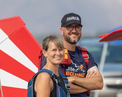 Marianne Fox was engaged to marry International Aerobatic Club President Jim Bourke. Photo courtesy of IAC.