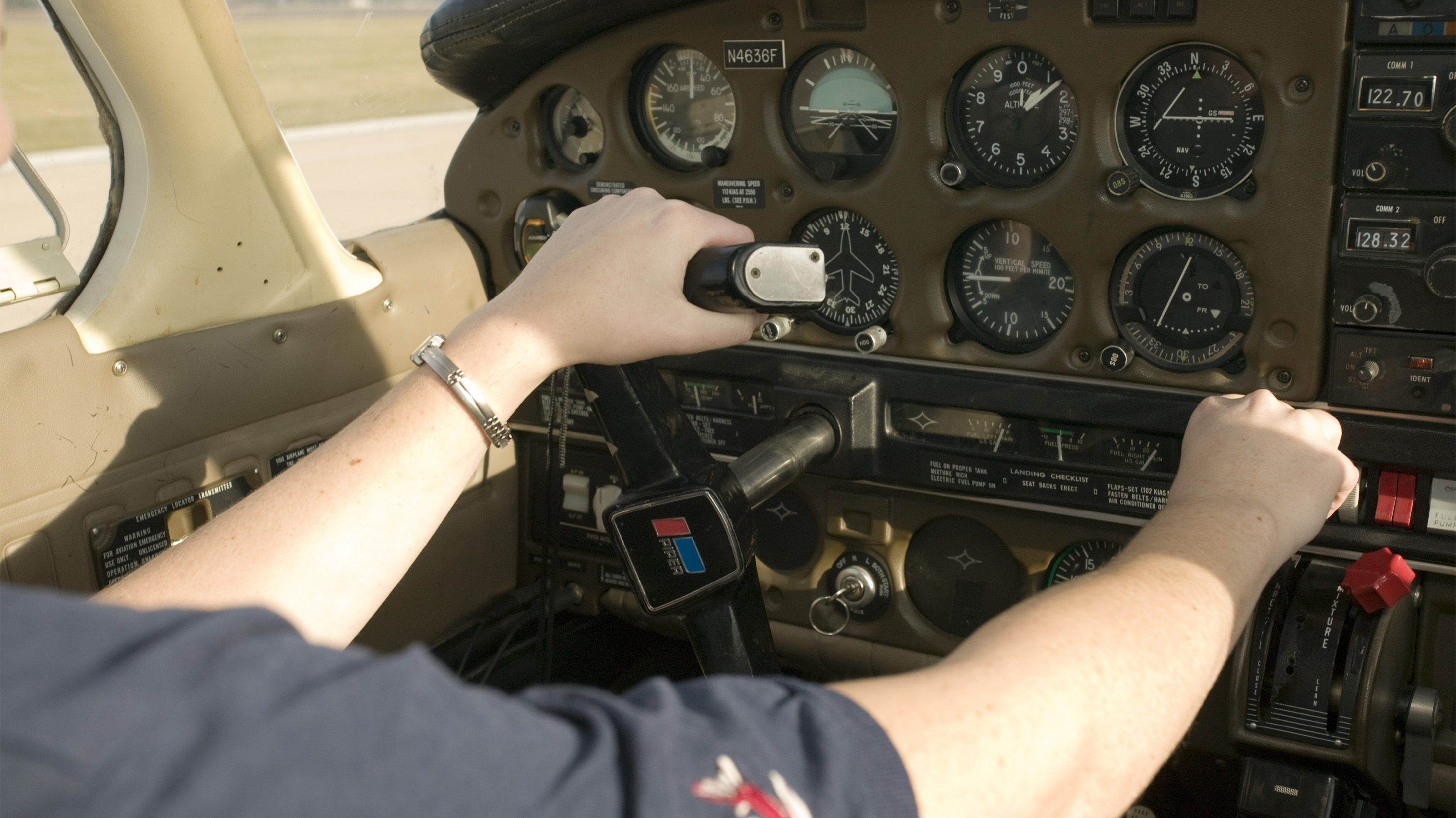 Practicing crosswind takeoffs while training helps build confidence for more than just the checkride. Photo by Mike Fizer.