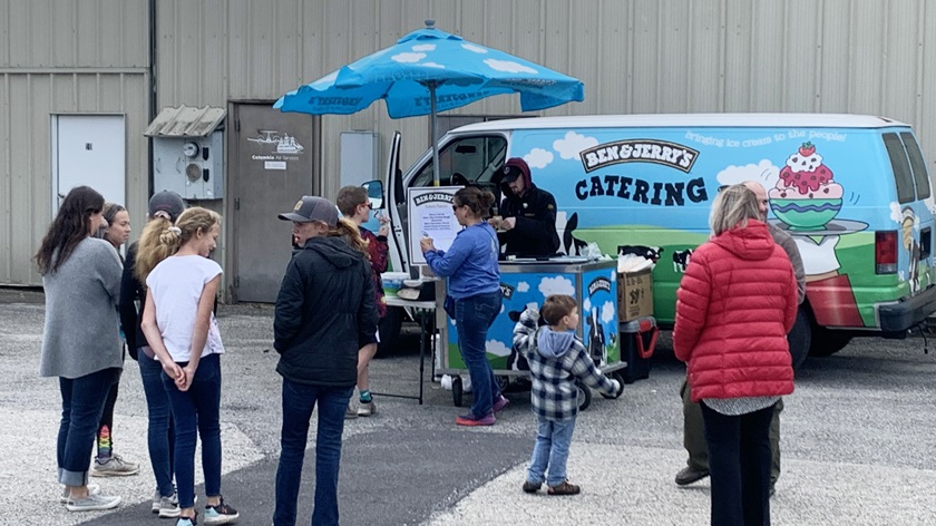 Vermont's best-known ice cream maker will dispatch mobile units to two events coming up at Vermont airports in June. Photo courtesy of Ryan Bliss.