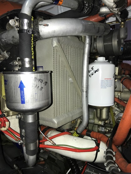 Metal found in oil filters and suspended in the engine oil is an objective indication that may prompt further action. Photo courtesy of Jeff Simon.