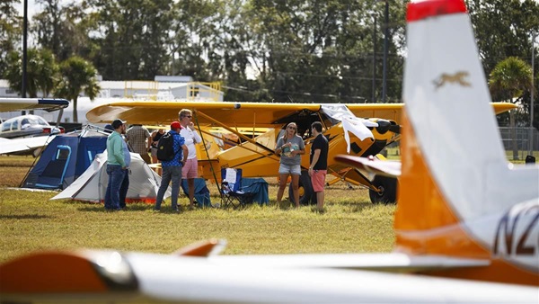 Aircraft camping was an important element of the event plan. Photo by Chris Rose.