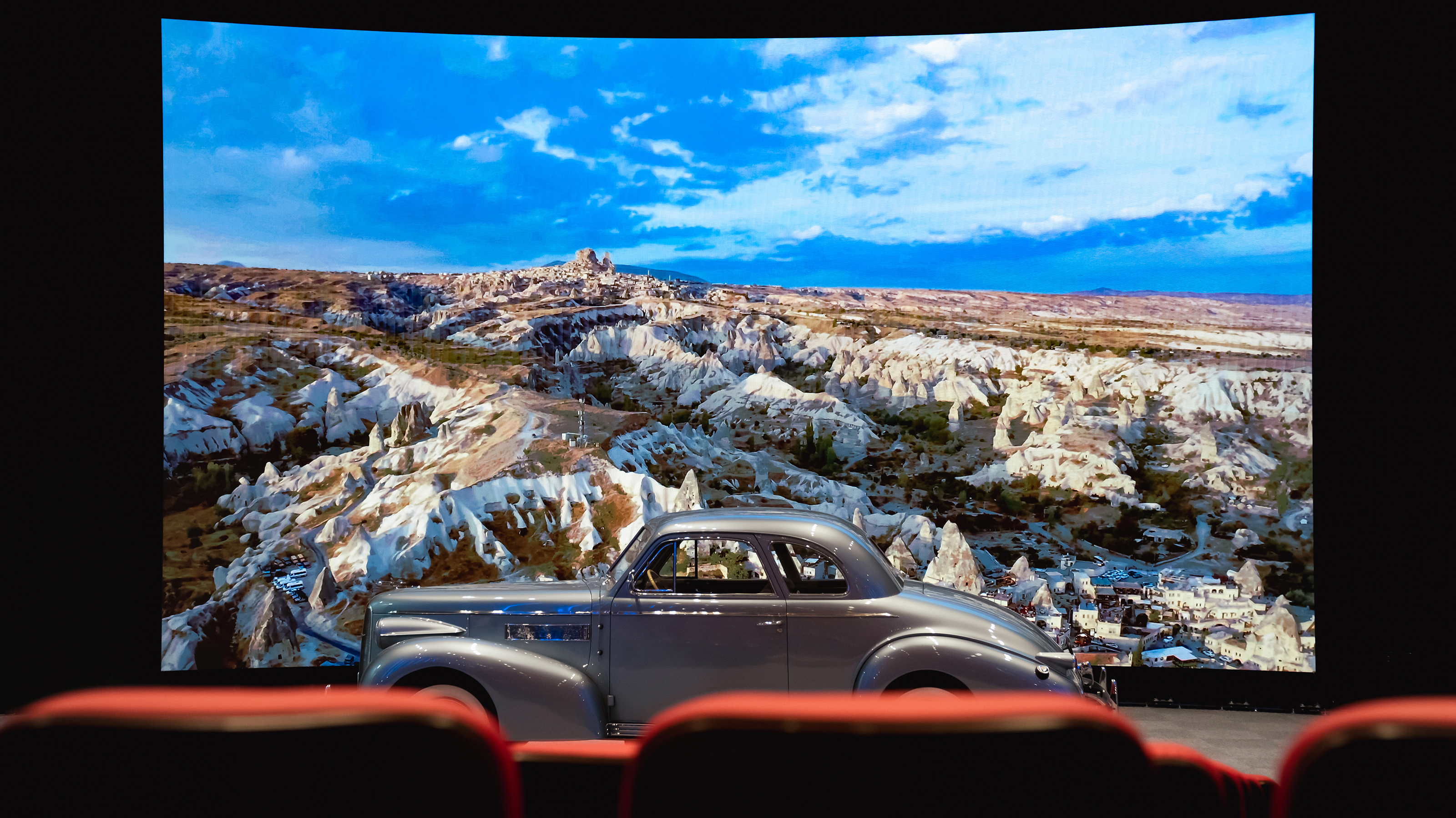 The Savoy Automobile Presentation Theatre. Photo courtesy of the Savoy Automobile Museum.