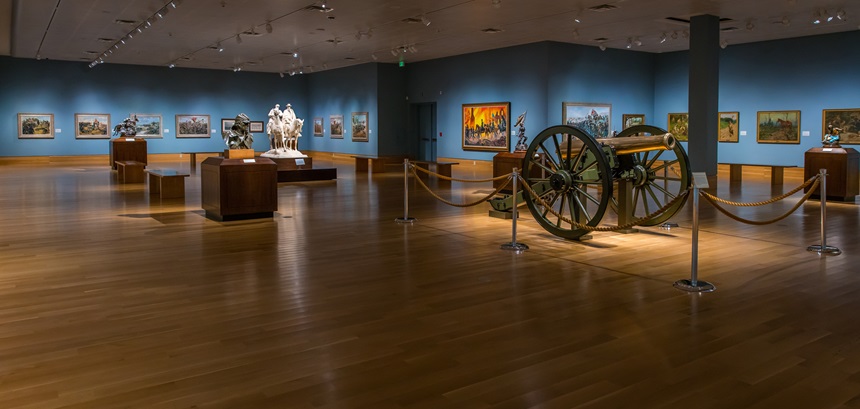 The War is Hell Gallery. Photo courtesy of the Booth Western Art Museum.