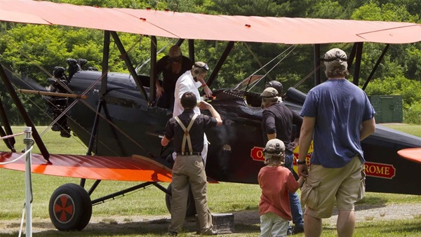 The 1929 New Standard D-25 (pictured here in 2012) has been giving rides at Old Rhinebeck Aerodrome for years, now $100 for a 15-minute, open-cockpit flight. Photo by Jim Moore.