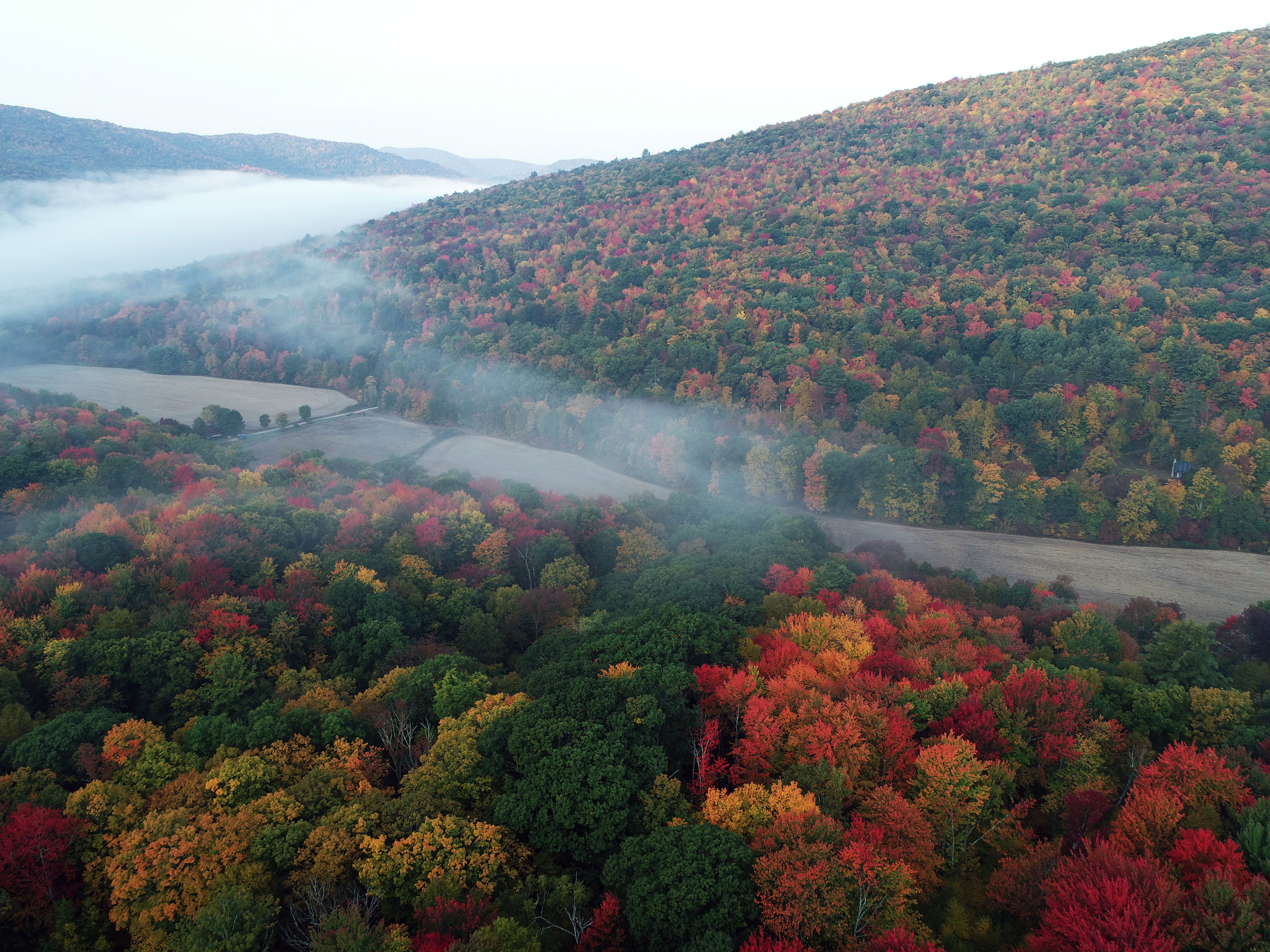 Sunrise in Arlington, Vermont, September 26, 2020. Photo by Jim Moore.