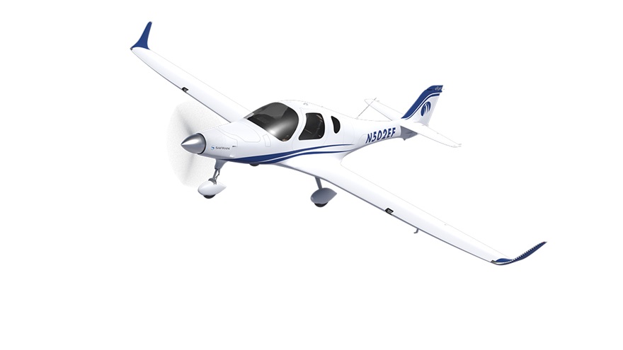 A rendering of Bye Aerospace’s all-electric eFlyer 2. Image courtesy of Bye Aerospace.