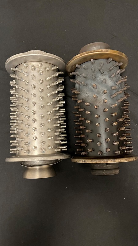 With the shroud removed, the muffler failure was obvious. Photo courtesy of Jeff Simon.