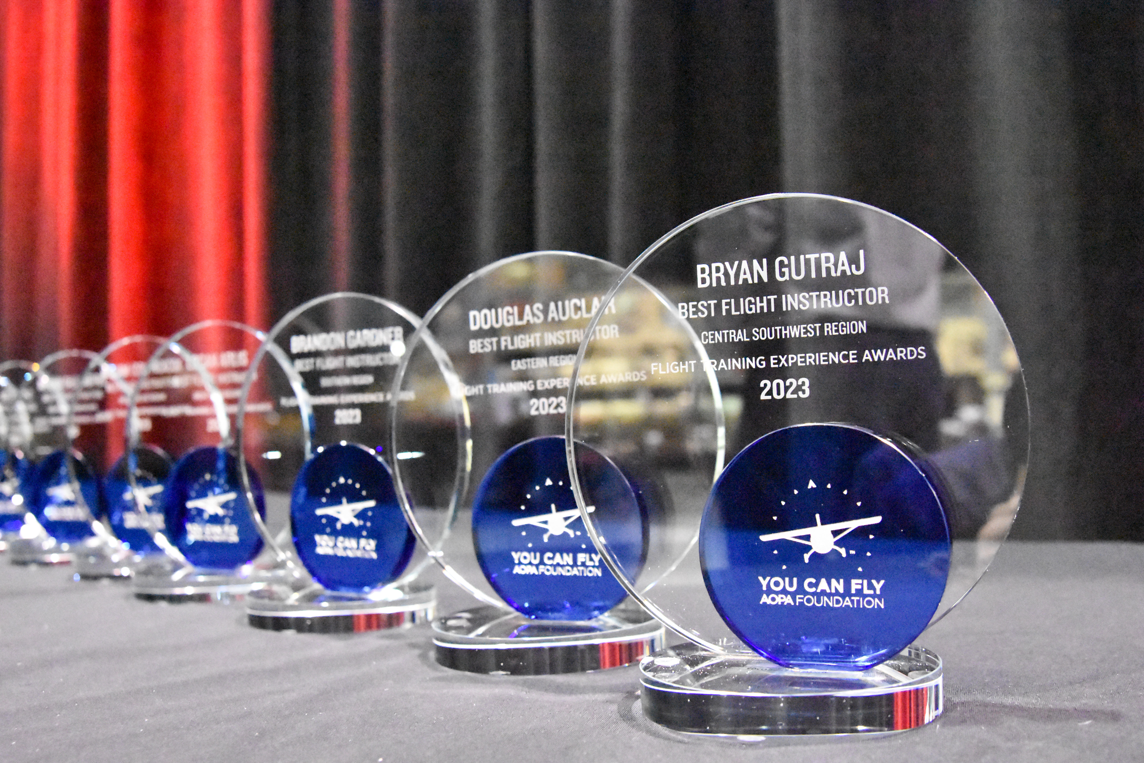 Regional winners named in February were presented their trophies. Photo by Stephen Schroeder.