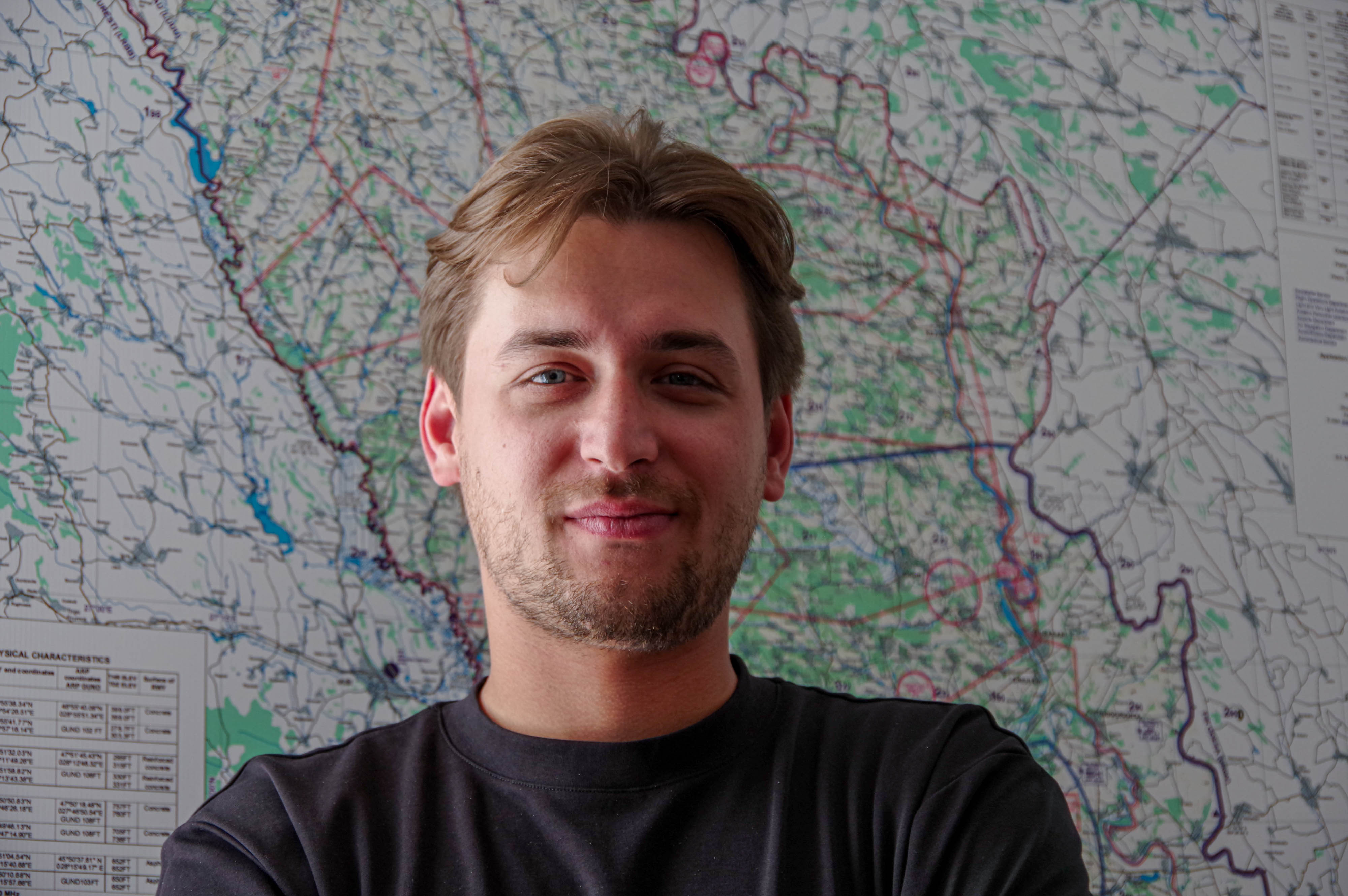 Mihai Russu dreams of growing Altitude Aviation and branching out into commercial work. Photo by Conner Wilson.