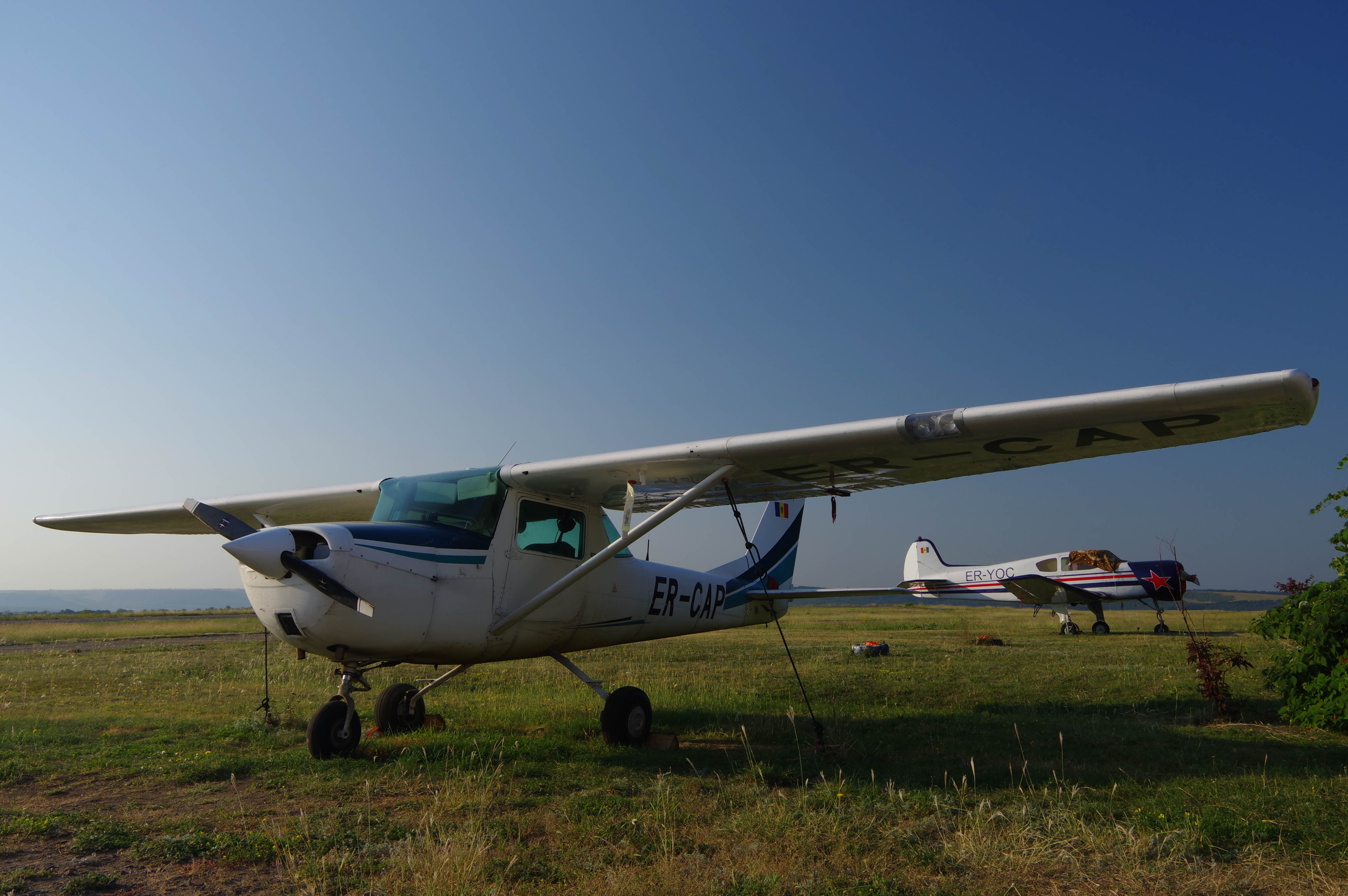 One of Altitude Aviation's two Reims F150s . Photo by Conner Wilson.