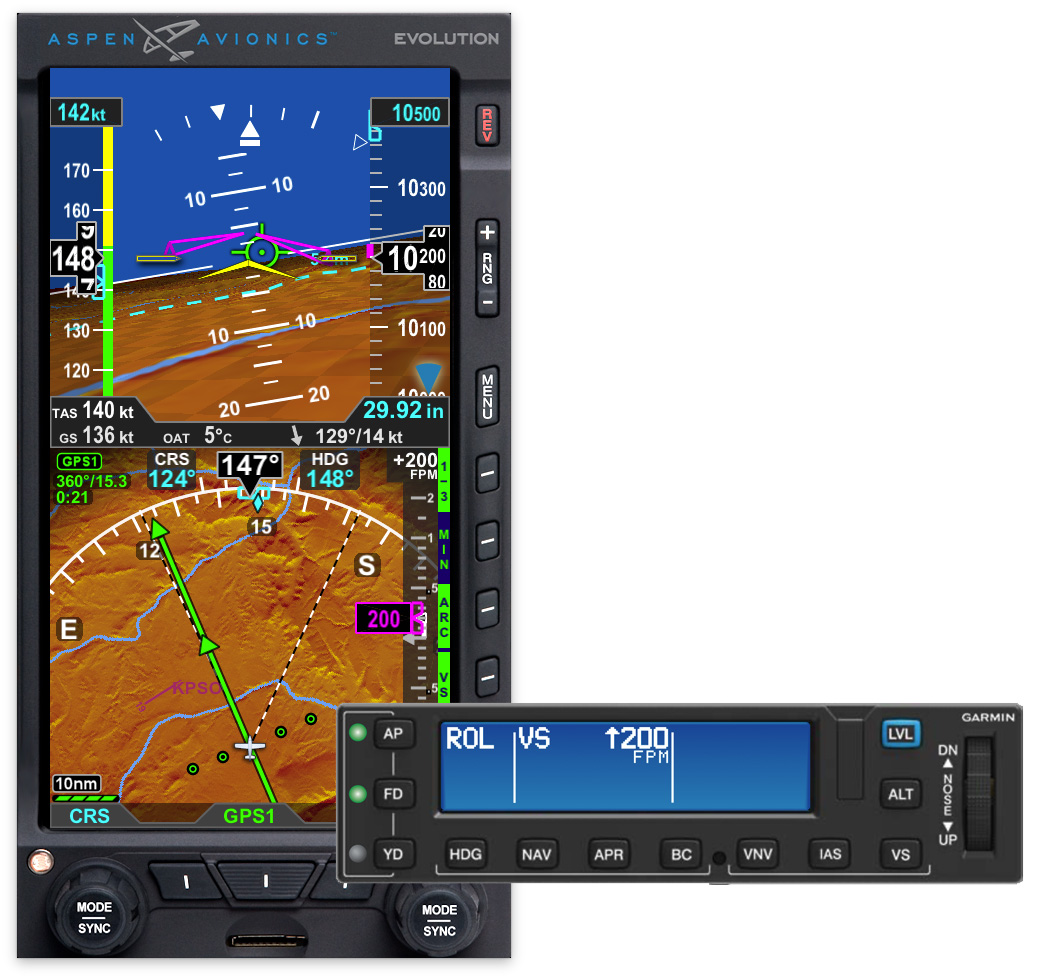 Aspen software update enables autopilot - AOPA