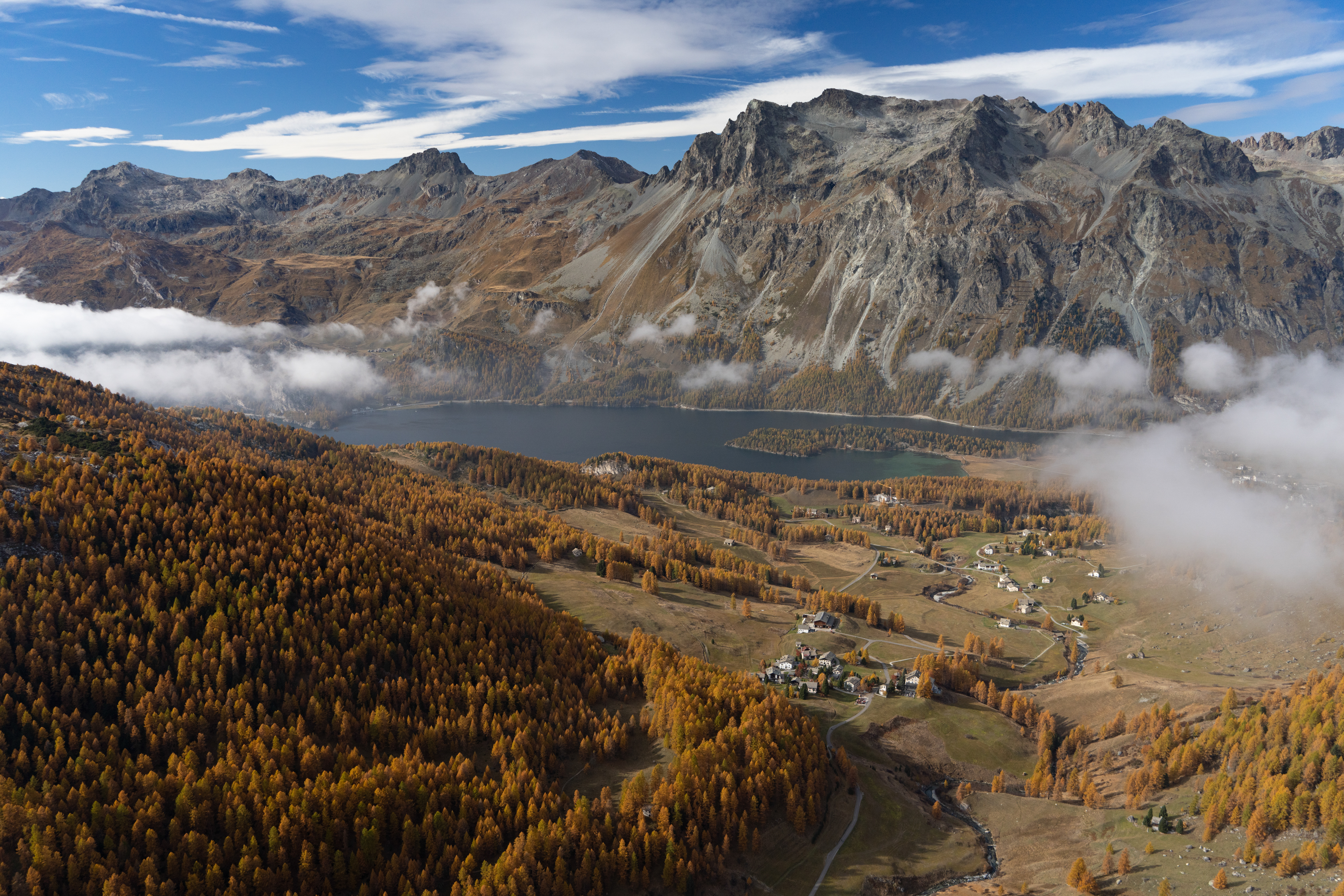 East of Malojapass in the Engadin at 7,500 feet. Photo by Garrett Fisher.