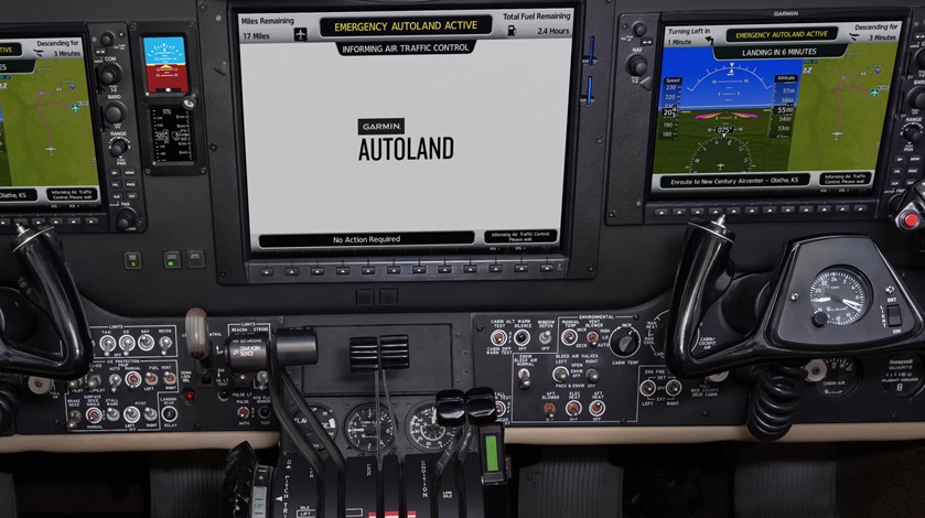 Autoland implementation is possible in Beechcraft King Air 200 and 300 models equipped with Garmin G1000 NXi avionics and autothrottles. Photo courtesy of Garmin.