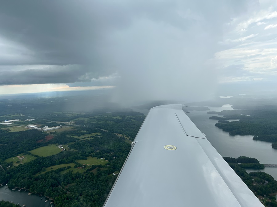 Storms along the Georgia-South Carolina state line. Photo courtesy of Bob Reynolds.