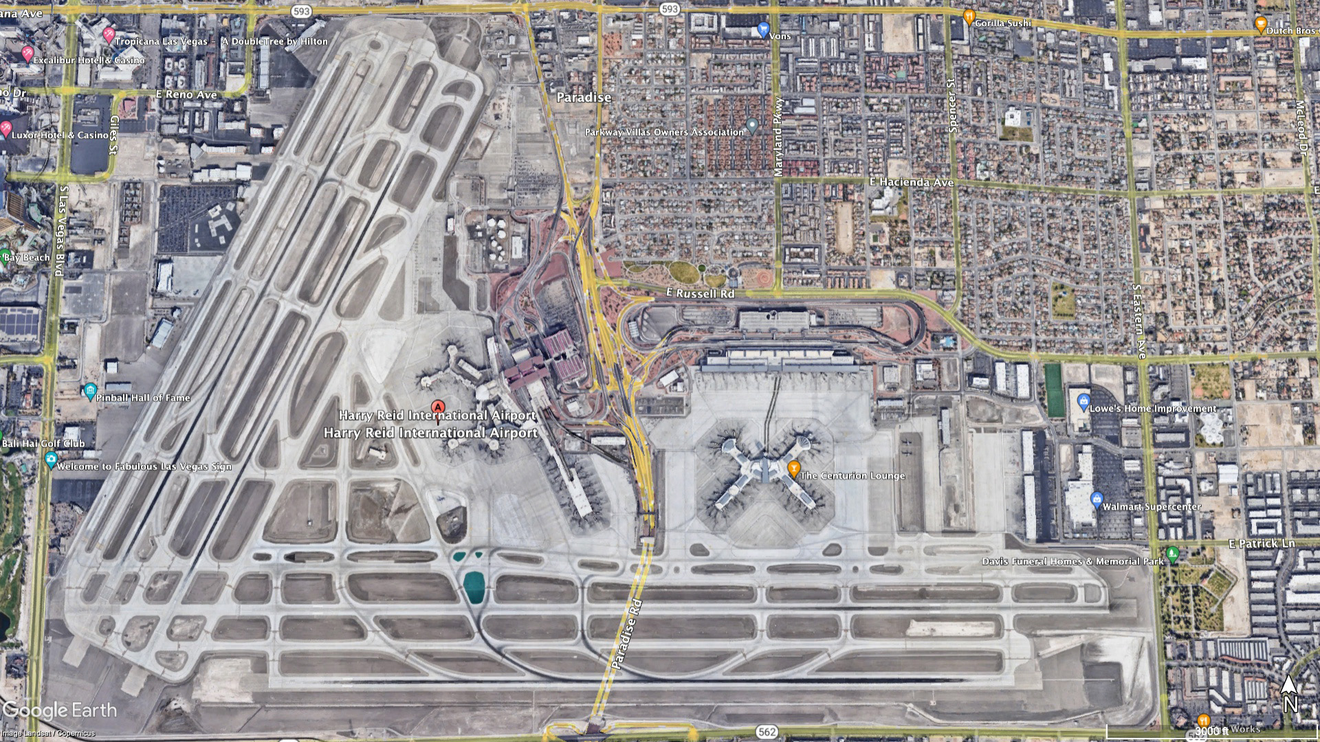Las Vegas Harry Reid (KLAS) to require Prior Permission (PPR) for GA