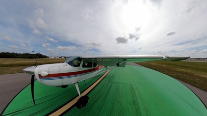 A tidy green-dot touchdown capped a two-day journey made longer by constant headwinds and a weather diversion along the way to bring your AOPA Sweepstakes Cessna 170B to the Sun 'n Fun Aerospace Expo in Lakeland, Florida. Photo by Erick Webb. 