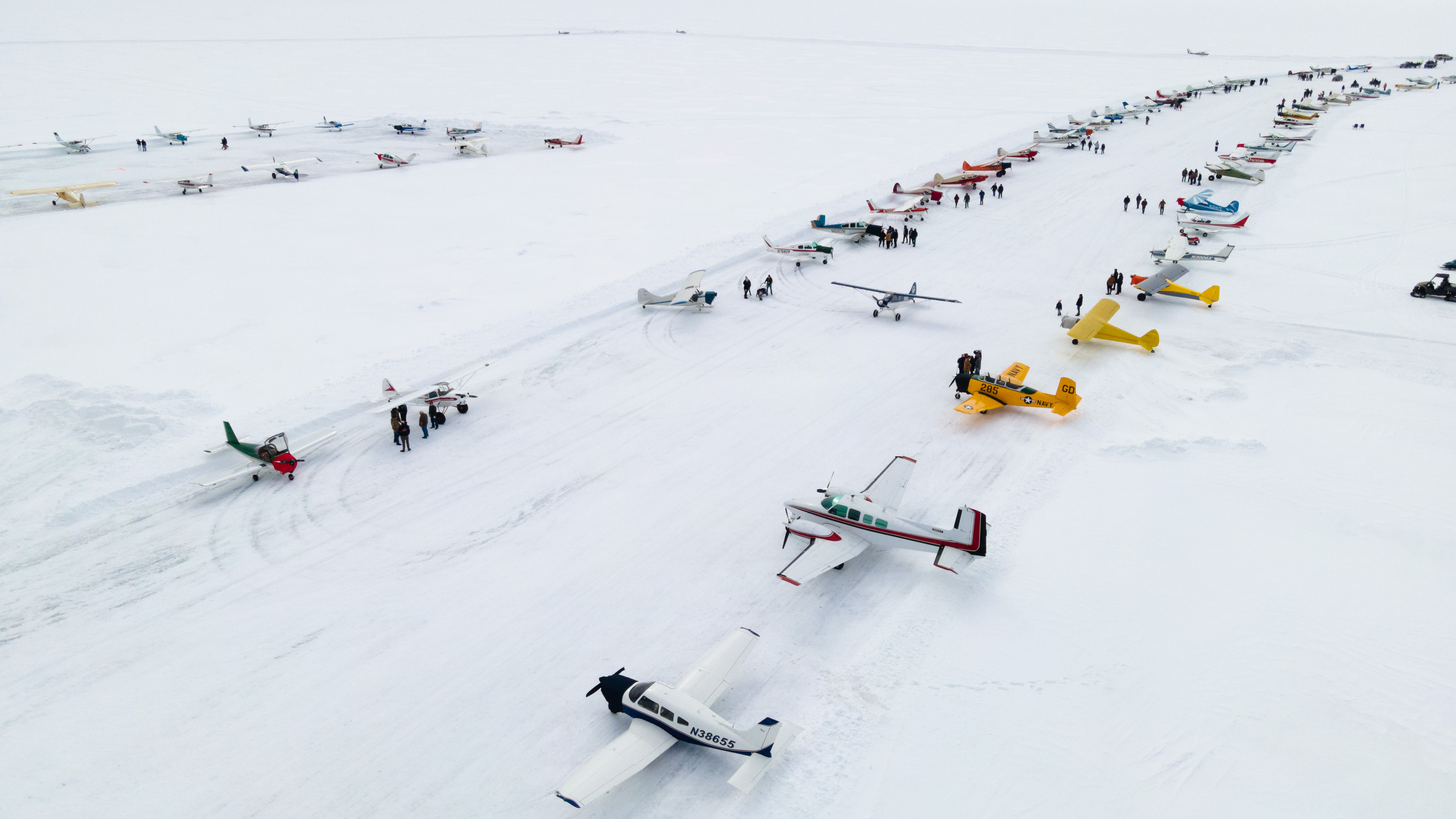 The 2023 edition of the Iceport drew nearly 150 aircraft by the end of brunch. Photo by Leonardo Correa Luna.