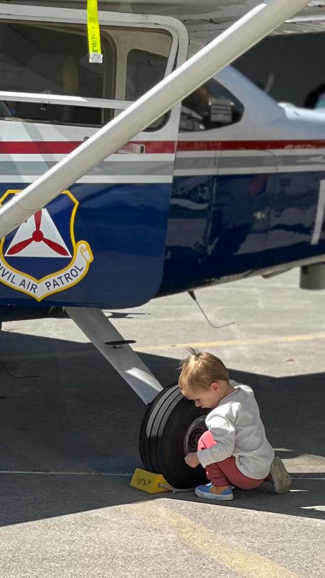 Executing a thorough preflight. Photo by Sylvia Horne.
