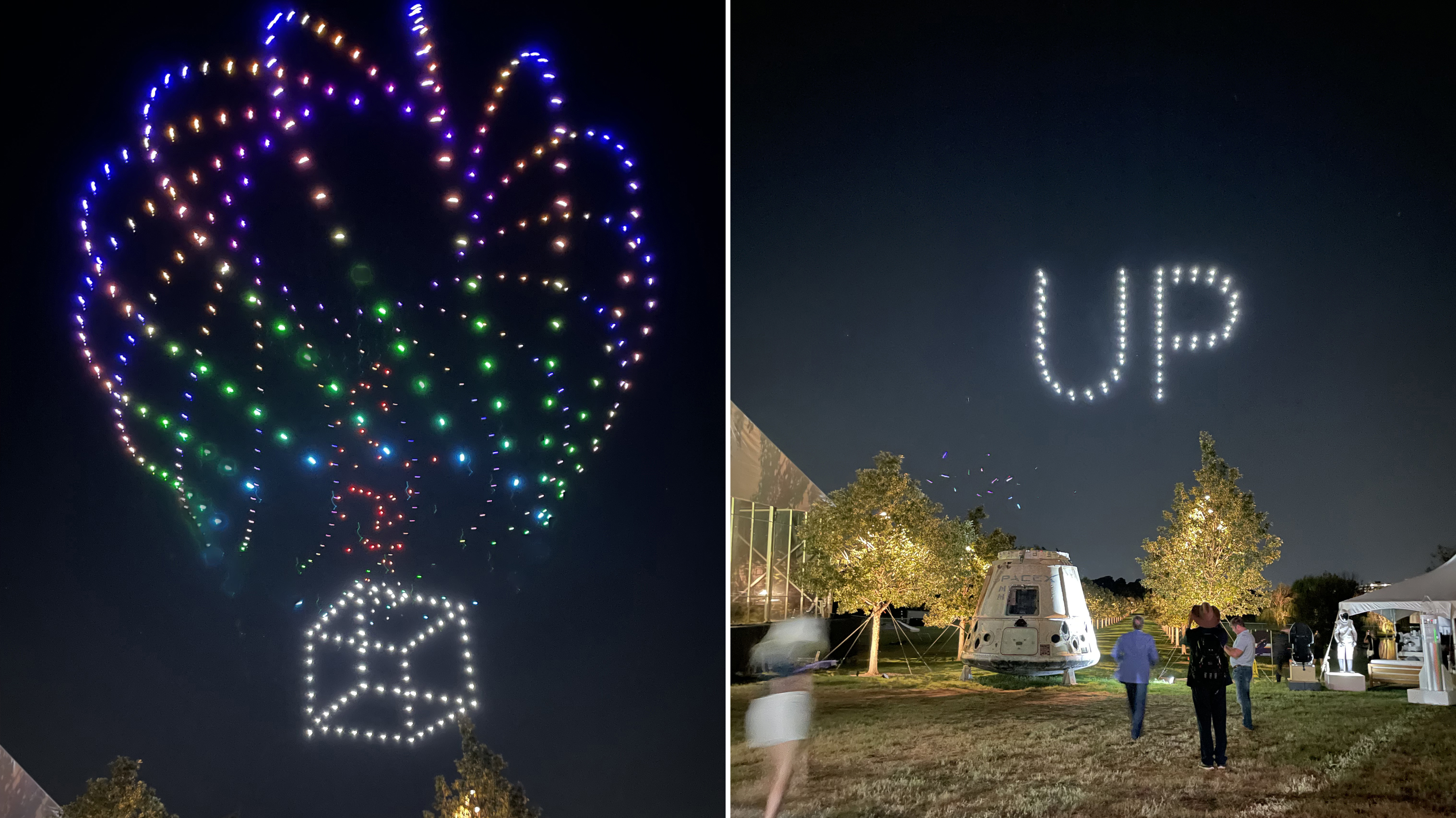 Verge Aero demonstrated the new X7 drone by putting on a show at the Up.Summit in Dallas. Photos by Tom Haines.