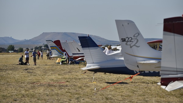 Madras Municipal Airport in Madras, Oregon, hosted a fly-in before the August 2017 total solar eclipse. The eastern Oregon city's normal population of 6,500 swelled to approximately 100,000 because of predicted favorable sky conditions. Photo by David Tulis.