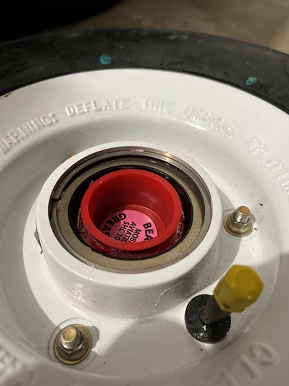 Cleveland’s improved seal design helps keep moisture out of the wheels and bearings. Photo courtesy of Jeff Simon. 