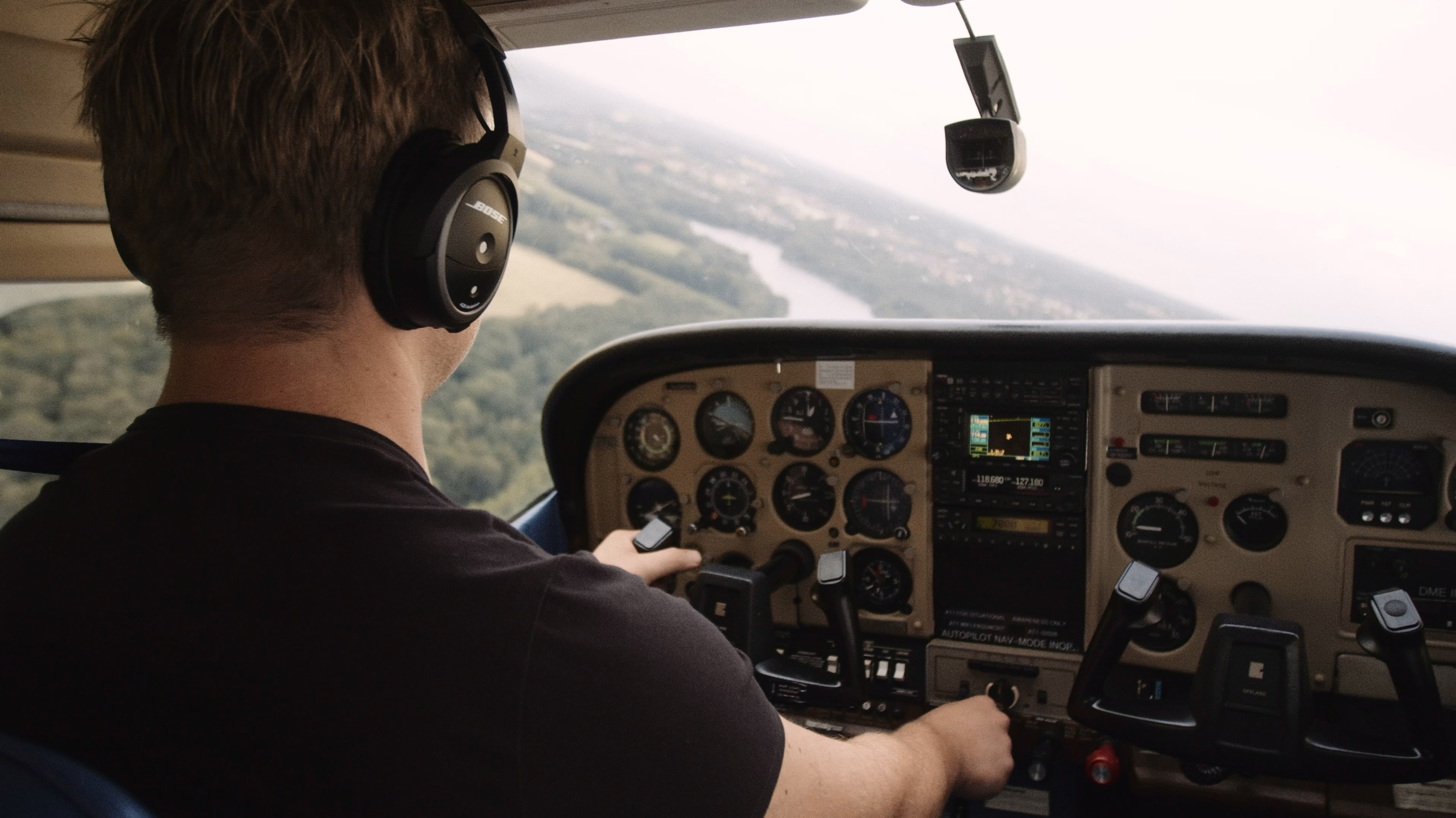 Mirko Hahn was inspired to create the digital assistant that eventually became Goose while flying in the complex airspace of Southern California. Photo courtesy of Mirko Hahn.