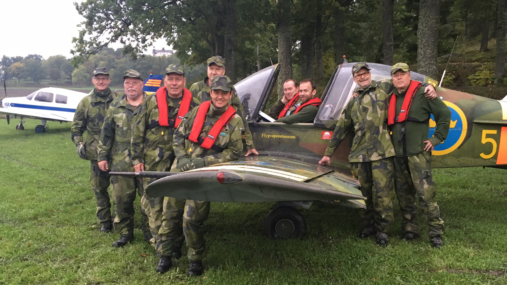 Civilian pilots flying for Sweden’s volunteer air force auxiliary have been called on to conduct military flights more frequently as the country bolsters its defenses against potential Russian aggression. Photo courtesy of Ulf Rosén.