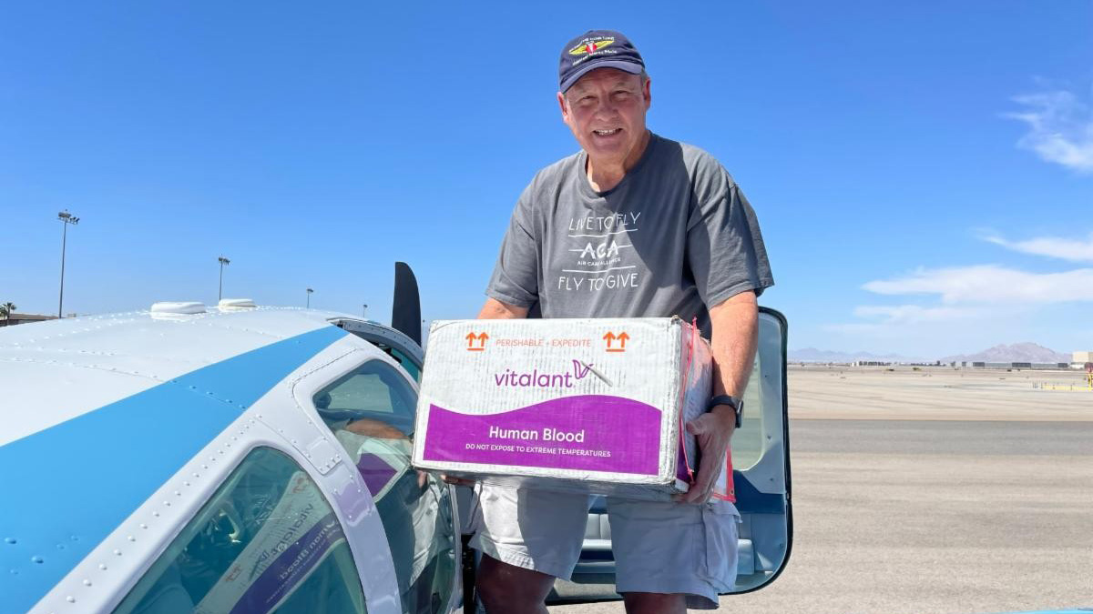 Air Care Alliance President Jim Hesseman died June 24. He was remembered in part for having flown volunteer missions for numerous organizations over the course of more than two decades. Photo courtesy of the Air Care Alliance.