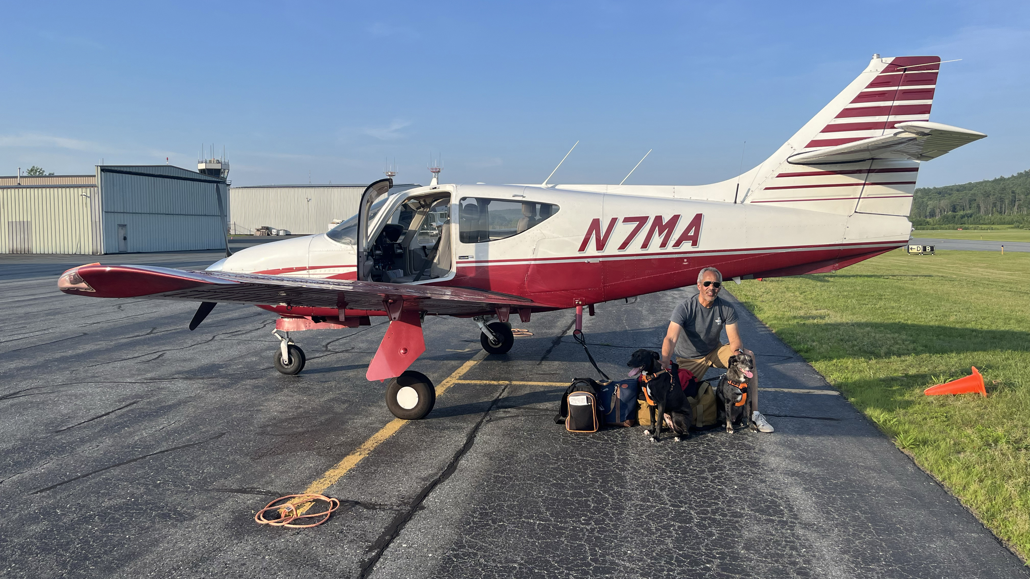 We arrived at Lebanon after successfully navigating the TFR. Photo by Ben Welsh.