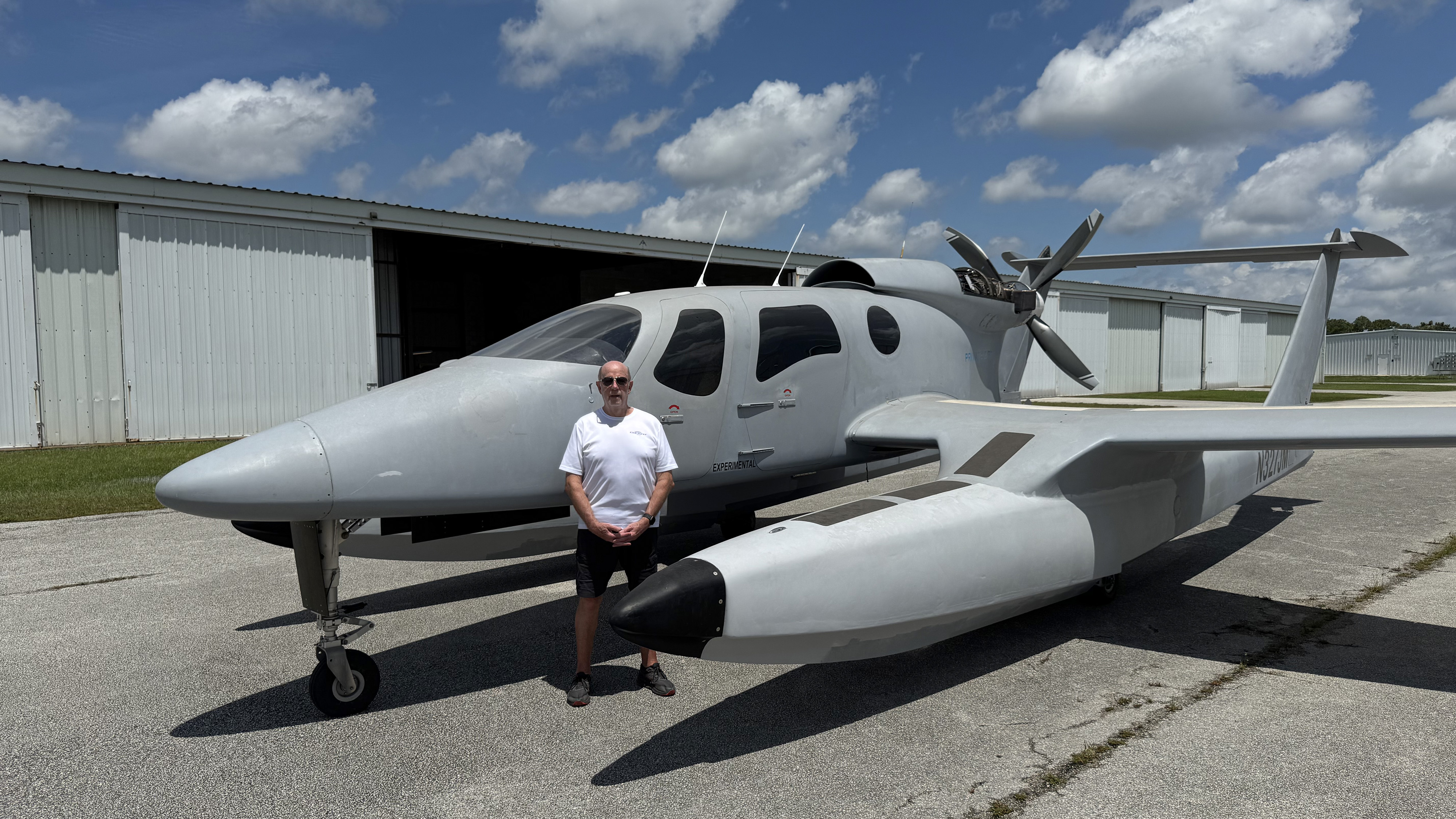 Ivor Goodwin and the Privateer. Photo courtesy of Privateer Industries.