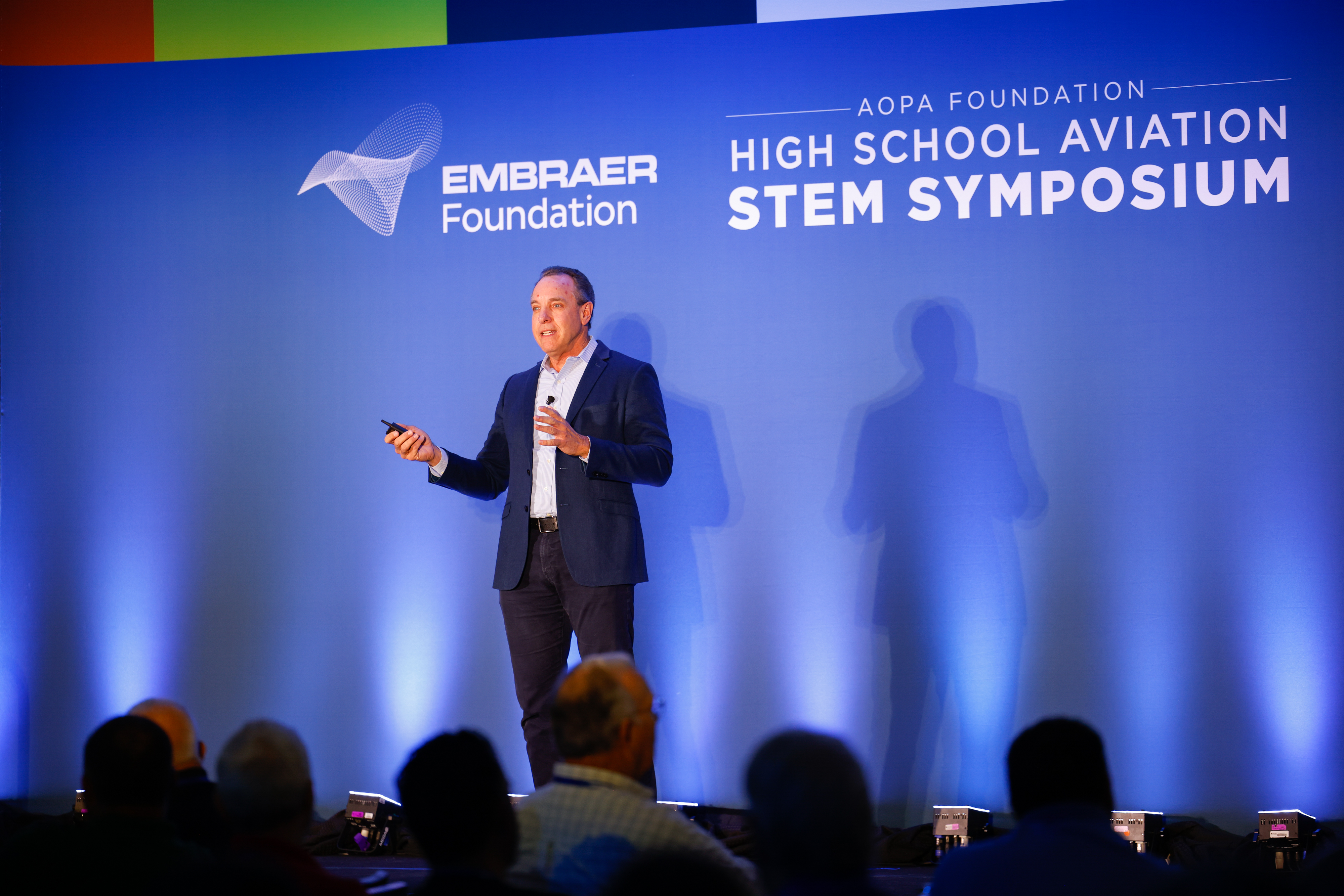 AOPA President Darren Pleasance addresses attendees. Photo by Chris Rose.