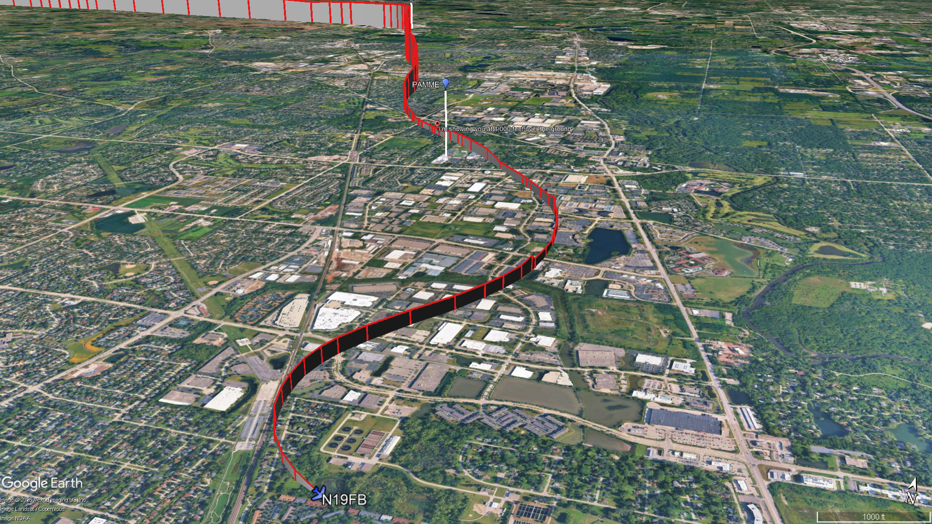 Centurion flew dangerously low in Chicago accident