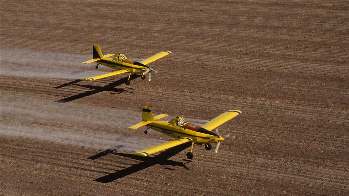 Agricultural aviation continues to evolve 105 years after the first aerial application flight. Photo courtesy of the National Agricultural Aviation Association.
