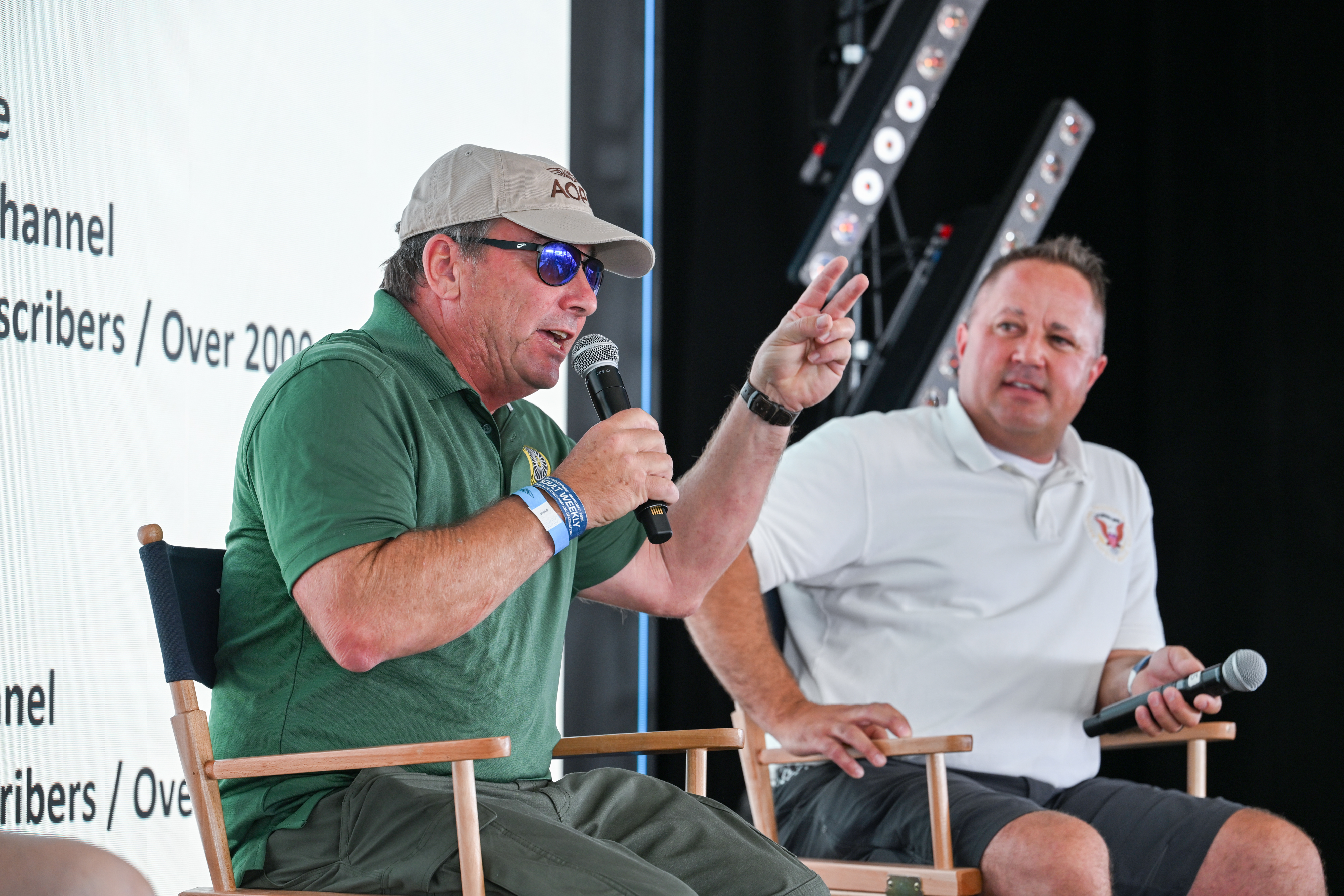 An AOPA Air Safety Institute 'After the Accident' seminar features safety experts Juan Browne and Aaron Sauer. Photo by David Tulis.