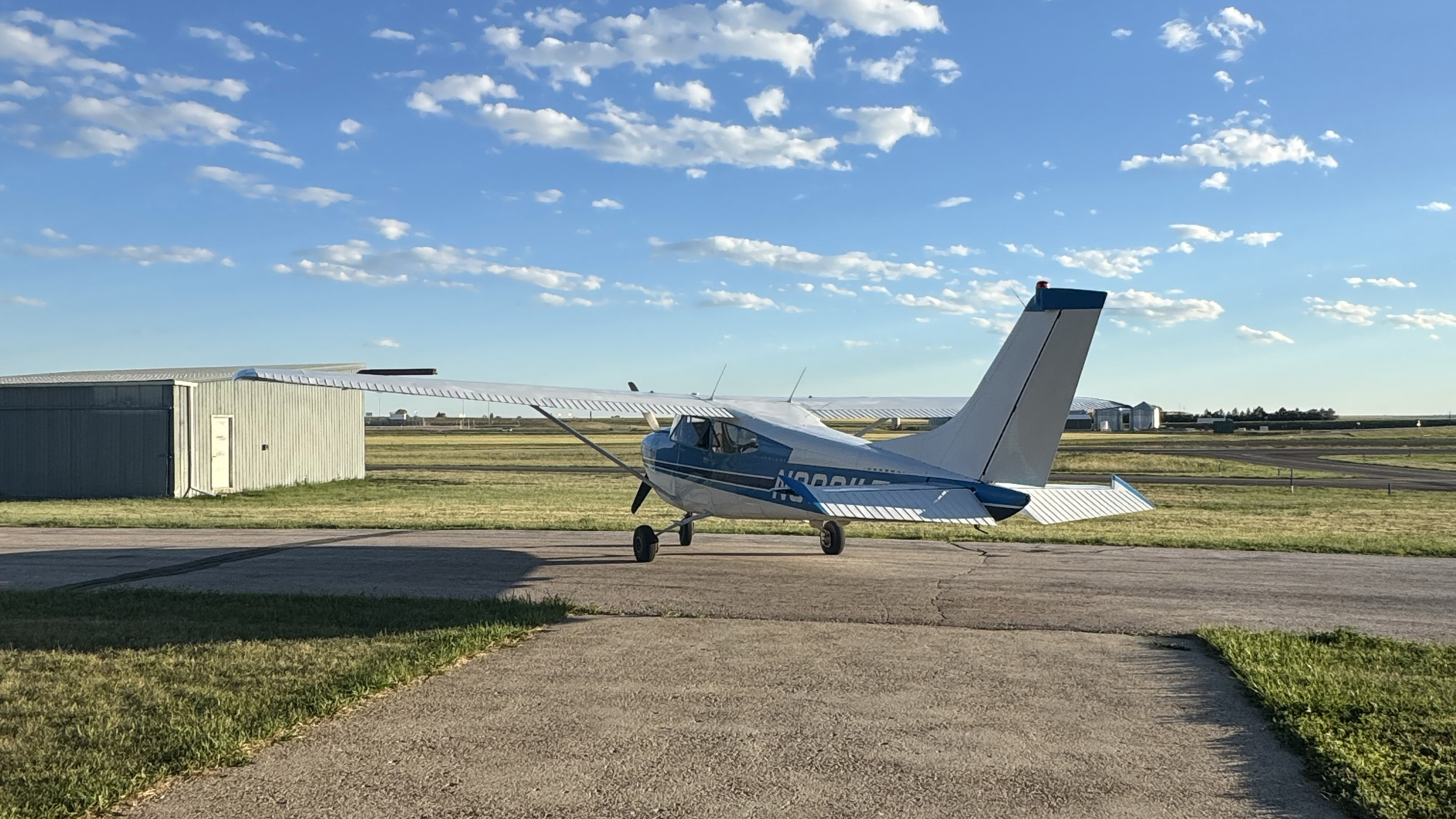 Komar’s Cessna 182, lovingly called “Betty.” Photo courtesy of Ana Komar. 