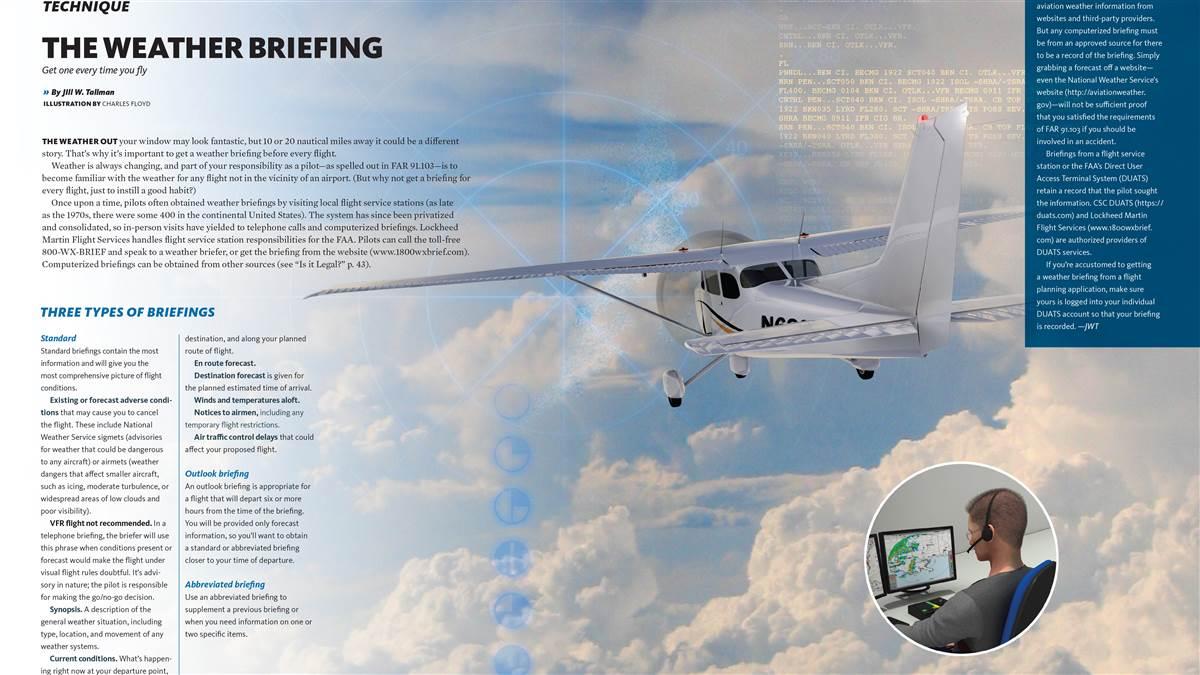 Technique: The Weather Briefing