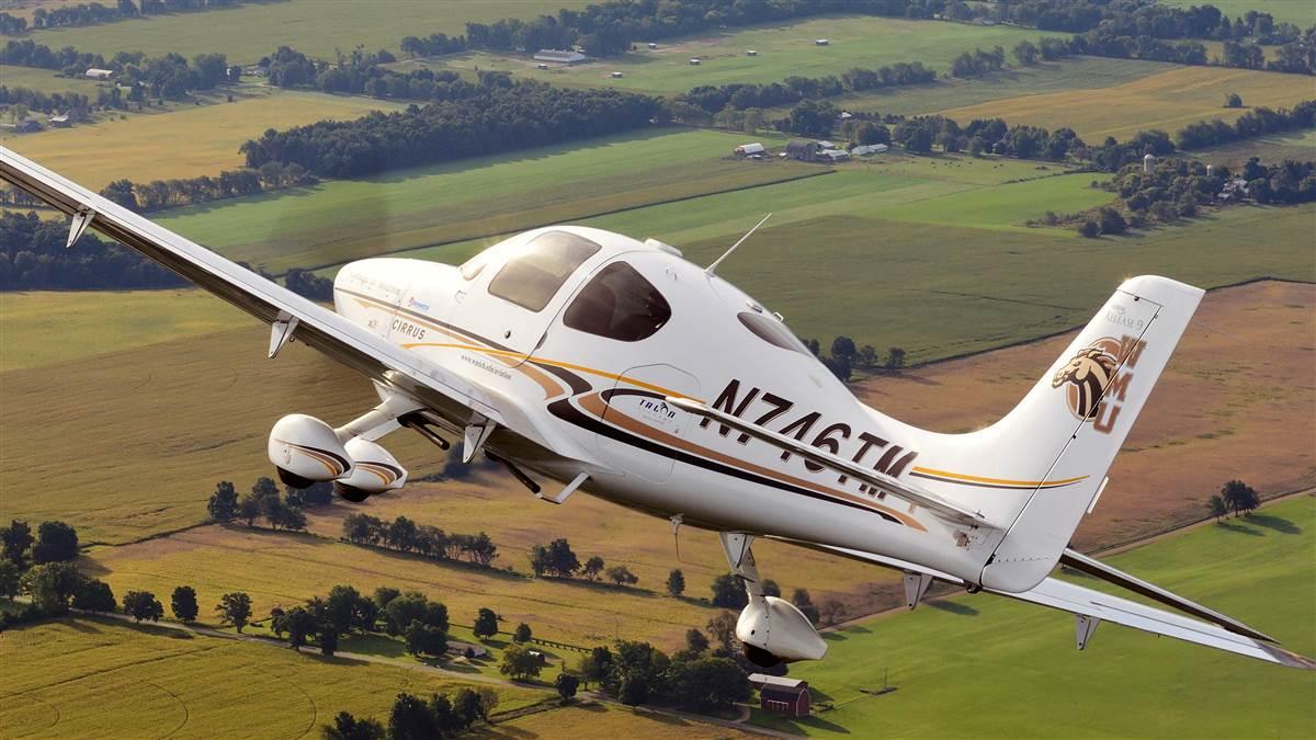 One of the simulators is made from a Cirrus SR22 cockpit. WMU's location in Battle Creek, Michigan, offers students the opportunities to talk to control towers in Grand Rapids and Lansing and to shoot approaches at those nearby and accessible airports.