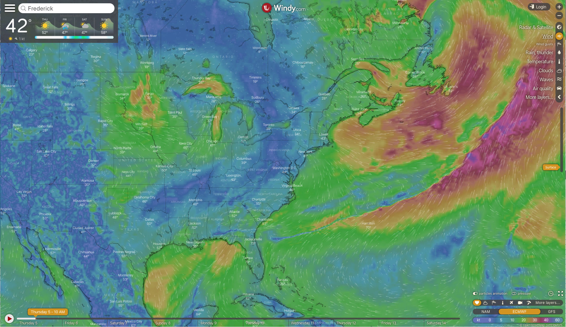 When do weather and art combine? With Windy, an application that does far more than the name suggests, studying the weather has never been such a rich experience.