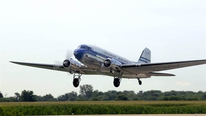 Landing is a two-part process: Main wheels touch down first, then the tailwheel. Photo by Mike Collins