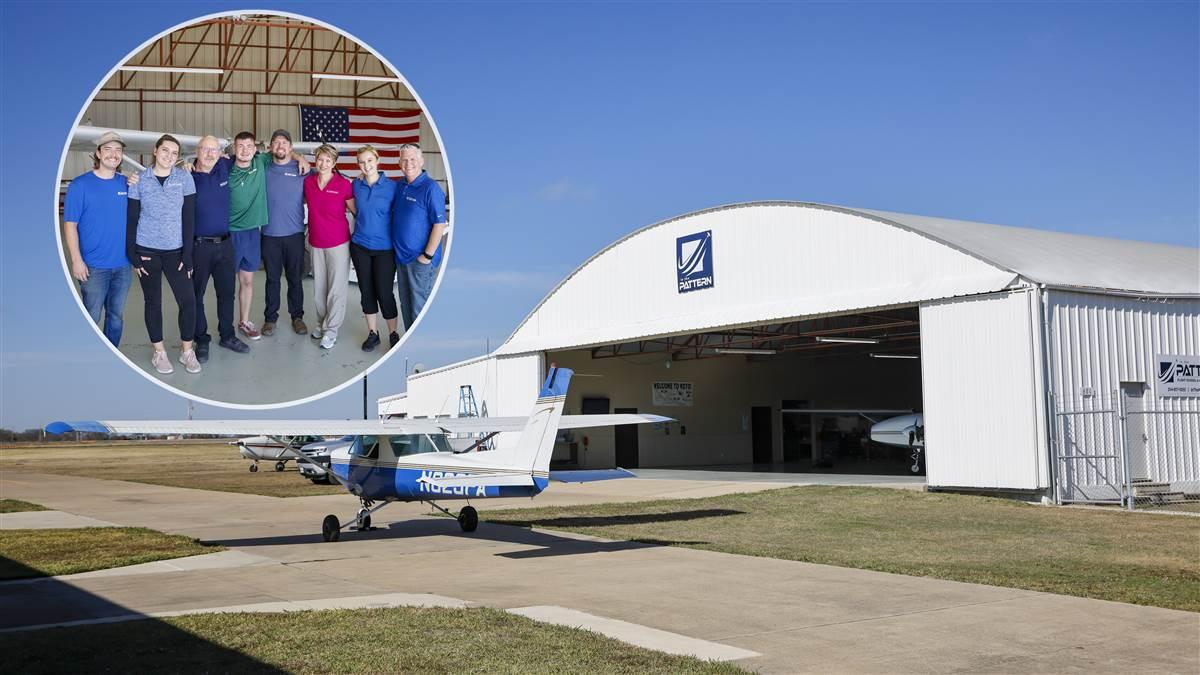 Owner Sherman Gardner (far right) welcomes everyone into his “community” of flight instructors, students, and pilots who enjoy the camaraderie of his friendly flight school.