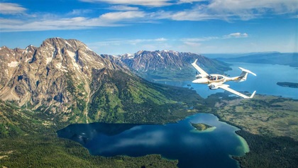 Mount Moran north of Jackson, Wyoming