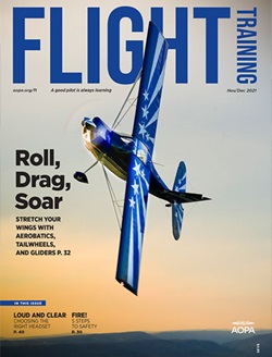 November/December 2021 issue of Flight Training magazine