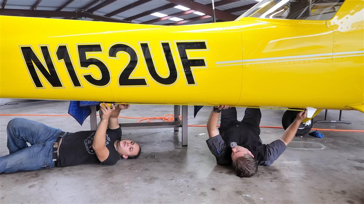 N152UF ADS-B installation July P&E