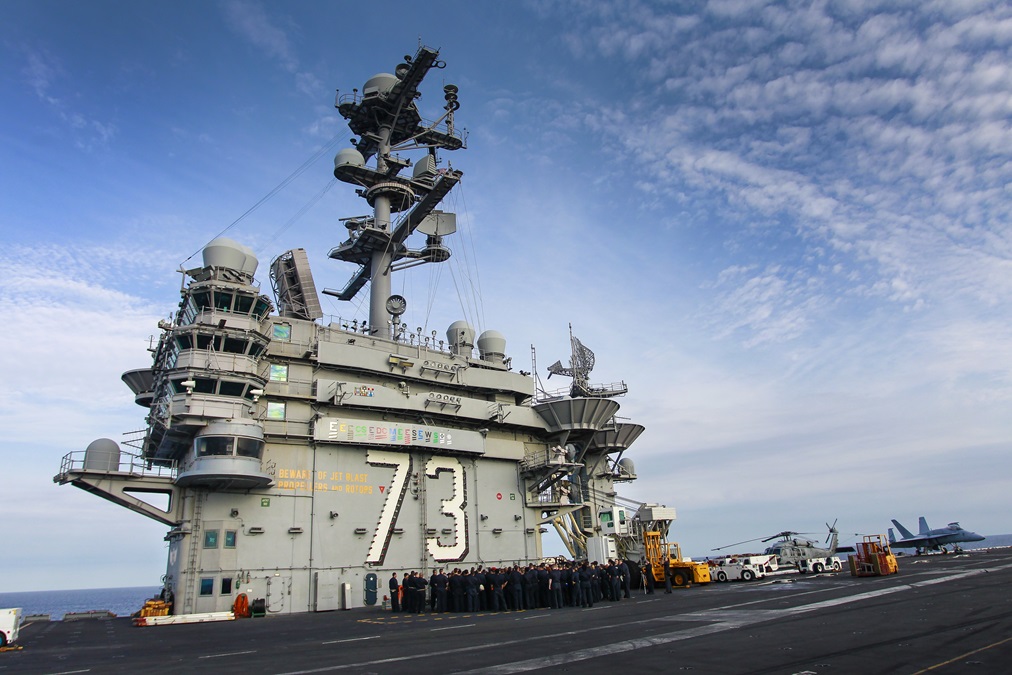 Landing on the 'USS George Washington'