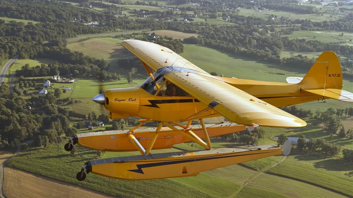 One lucky AOPA member will be awarded a Superior Super Cub, a completely refurbished Piper classic, in the AOPA Super Cub Sweepstakes. Photo by David Tulis.