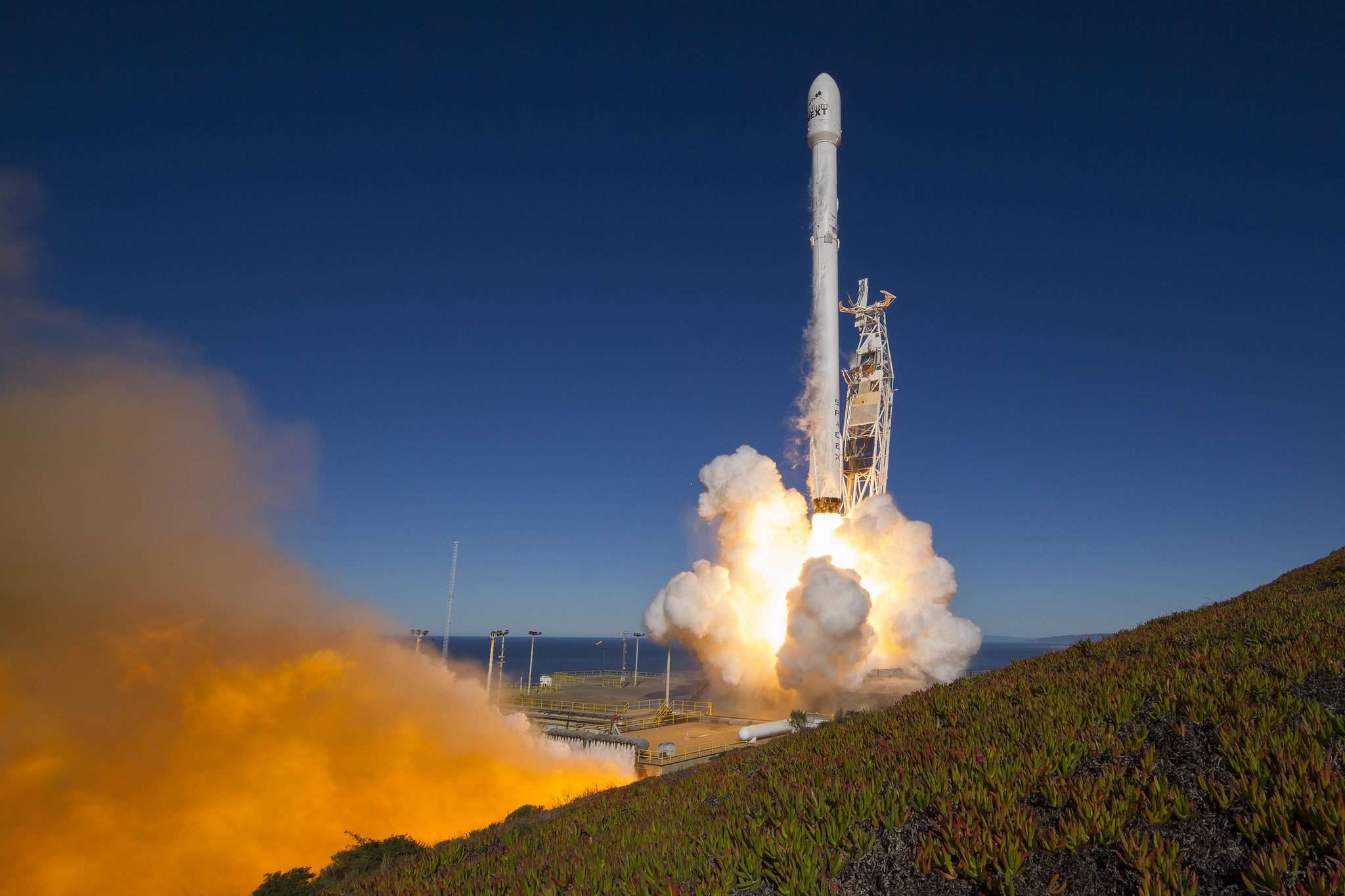 A SpaceX Falcon 9 rocket. Photo courtesy of SpaceX.