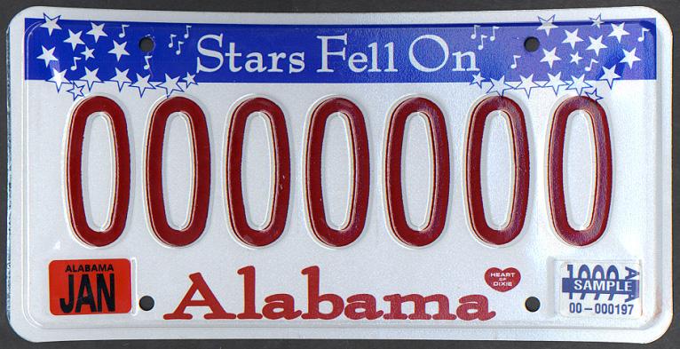 Stars fell on Alabama